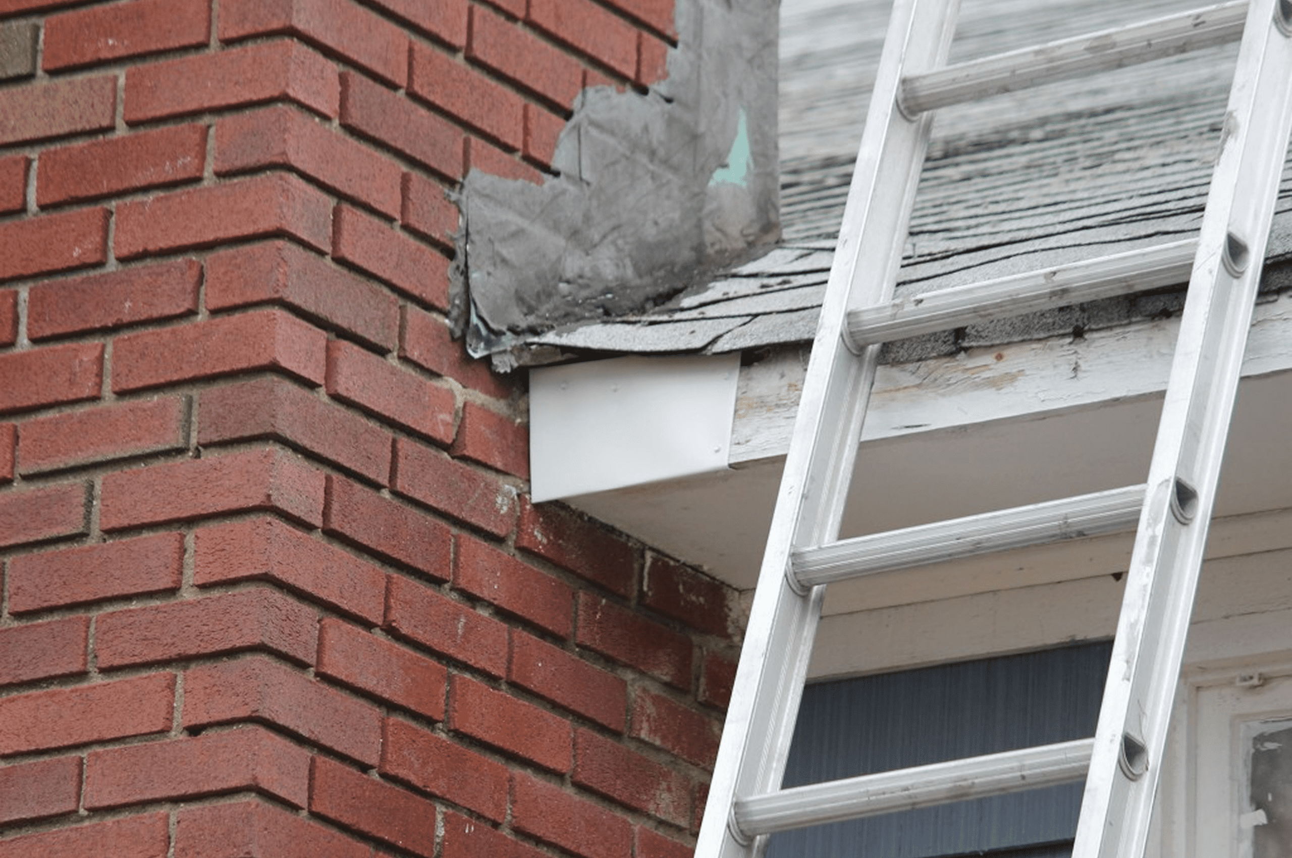 Brick wall and roof repair