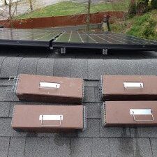 Traps on a shingled rooftop