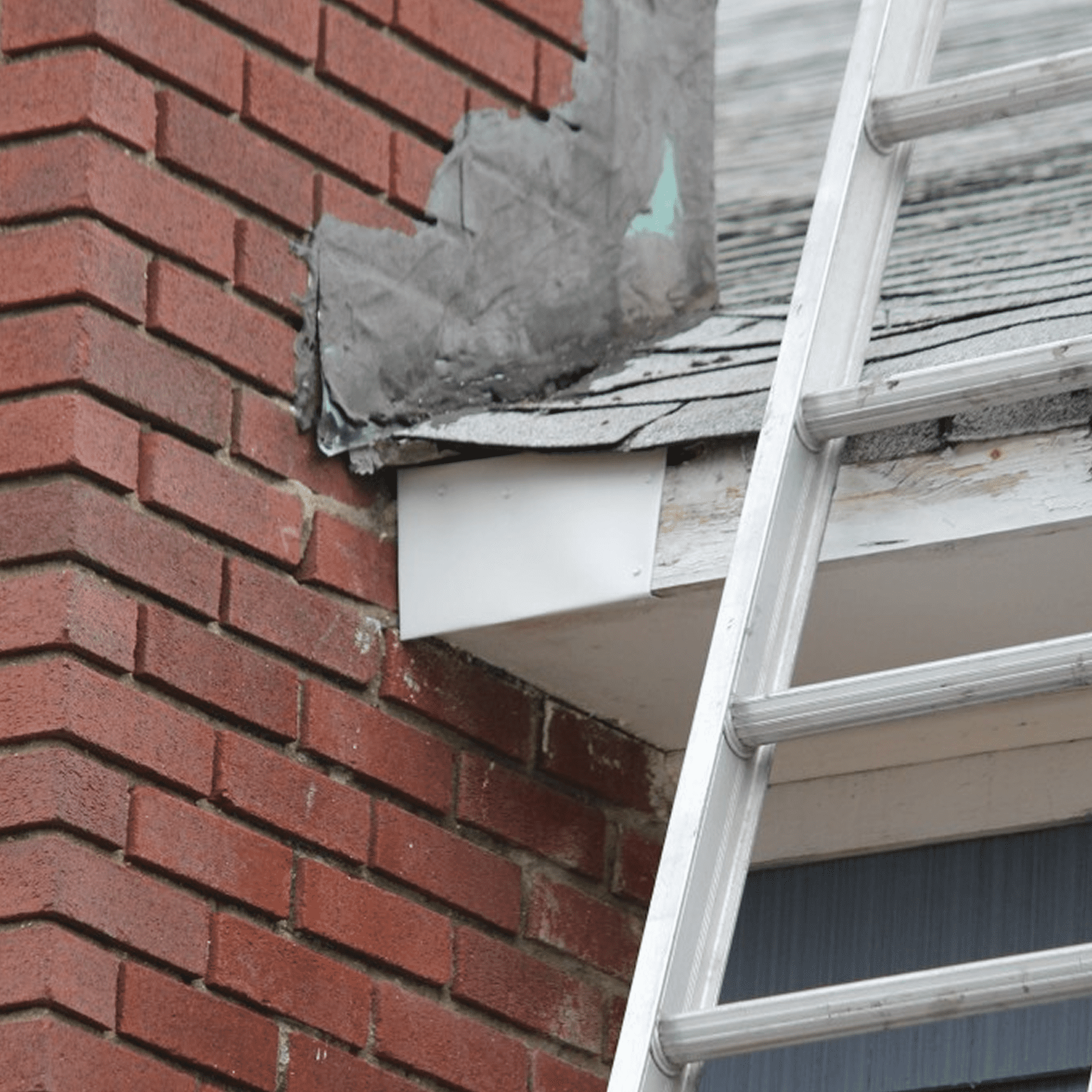 Brick wall and roof repair